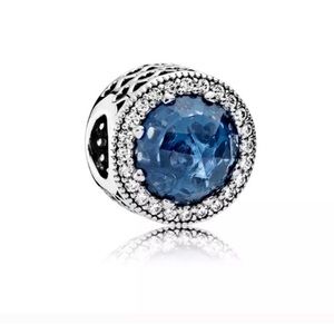 Pandora Radiant Hearts moonlight blue charm